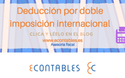 Deducción por doble imposición internacional