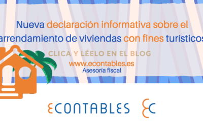 Nueva declaración informativa sobre el arrendamiento de viviendas con fines turísticos