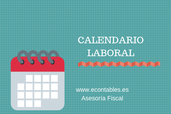 Calendario laboral de 2019