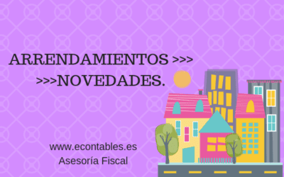 Novedades Ley de Arrendamientos.
