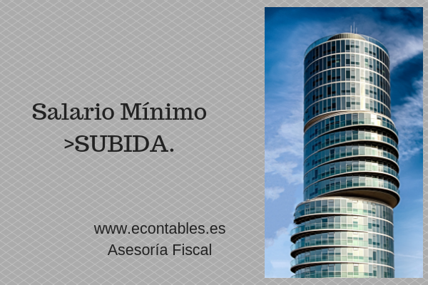 subida del salario mínimo interprofesional