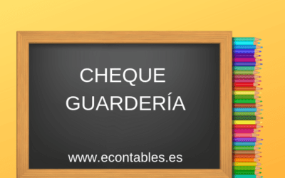 Guía para solicitar el nuevo cheque guardería de 1.000 euros.